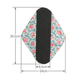 3 PCS Reusable Cloth Menstrual Pads with Mini-Wetbag- 3W01