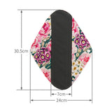 3 PCS Reusable Cloth Menstrual Pads with Mini-Wetbag- 3W02