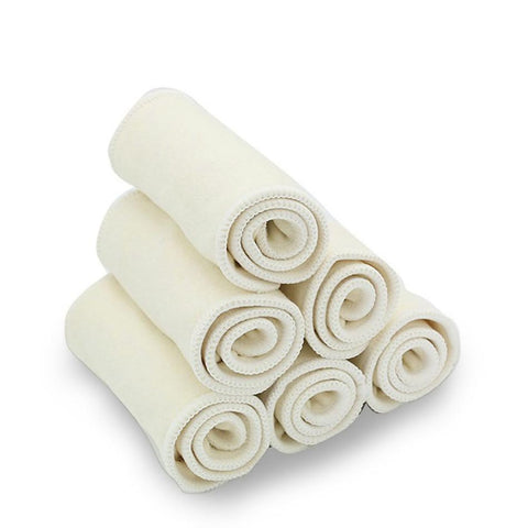 3-layer OSFM Hemp Cotton Insert - Chirpy Cheeks Nappy Store - cloth nappies, wetbags, mama pads, breast pads, swim nappies