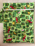 Wetbag - Double-Zip-T22(DrSeussGreen)