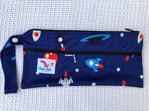 Mini Wetbag - Double-Zip N102 - Chirpy Cheeks Nappy Store - cloth nappies, wetbags, mama pads, breast pads, swim nappies