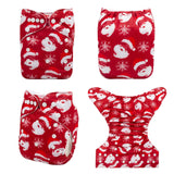 OSFM Pocket Nappy - QD47A (Limited CHRISTMAS PRINT)