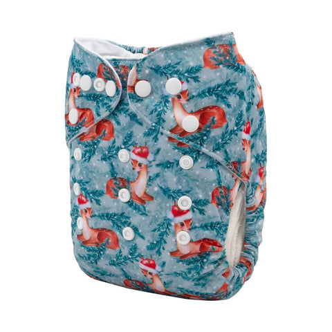 OSFM Pocket Nappy - QD52A (Limited CHRISTMAS PRINT)