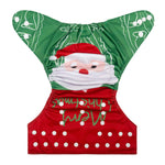 OSFM Pocket Nappy - QD55A (Limited CHRISTMAS PRINT)
