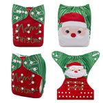 OSFM Pocket Nappy - QD55A (Limited CHRISTMAS PRINT)