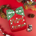 OSFM Pocket Nappy - QD55A (Limited CHRISTMAS PRINT)