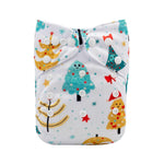 OSFM Pocket Nappy - QD56A (Limited CHRISTMAS PRINT)