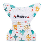 OSFM Pocket Nappy - QD56A (Limited CHRISTMAS PRINT)