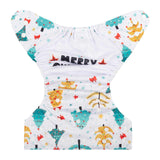 OSFM Pocket Nappy - QD56A (Limited CHRISTMAS PRINT)