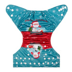 OSFM Pocket Nappy - QD57A (Limited CHRISTMAS PRINT)