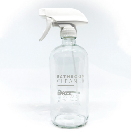 DAZZ Reusable Glass Bottle with Trigger Sprayer