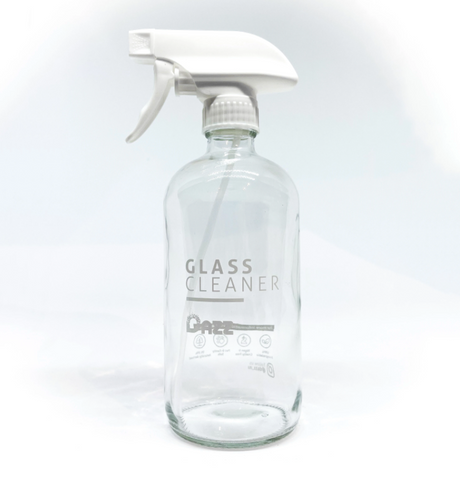 DAZZ Reusable Glass Bottle with Trigger Sprayer