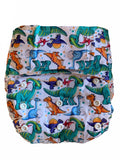 Velcro OSFM Pocket Nappy - VH272A with Double Hourglass Insert COMBO