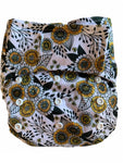 Velcro OSFM Pocket Nappy - VH278A with Double Hourglass Insert COMBO