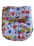 Velcro OSFM Pocket Nappy - VH283A with Double Hourglass Insert COMBO