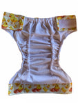 Velcro OSFM Pocket Nappy - VH289A with Double Hourglass Insert COMBO