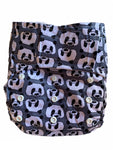 Velcro OSFM Pocket Nappy - VH292A with Double Hourglass Insert COMBO