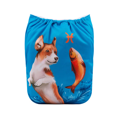 OSFM Pocket Nappy - YDX02 (PISCES)