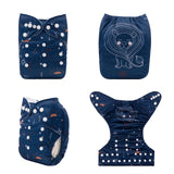 OSFM Pocket Nappy - YDX29 (BLUE LEO)