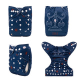 OSFM Pocket Nappy - YDX32(BLUE LIBRA)
