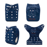 OSFM Pocket Nappy - YDX34(BLUE CAPRICORN)