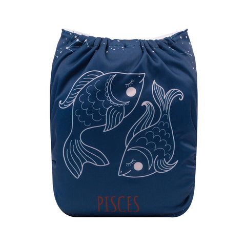 OSFM Pocket Nappy - YDX36(BLUE PISCES)