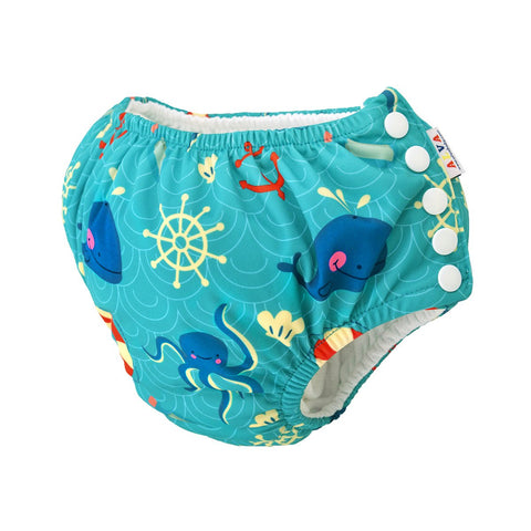 2-in-1 Training Pants & Swim Nappy - FD01 - Chirpy Cheeks Nappy Store - cloth nappies, wetbags, mama pads, breast pads, swim nappies