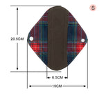 3 PCS Reusable Cloth Menstrual Pads with Mini-Wetbag- 3W03