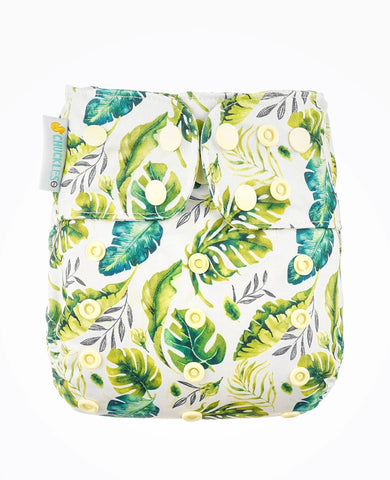 Chuckles Prima 2.0 Nappy Normal Size (3.6-16kgs) - Luscious Leaves