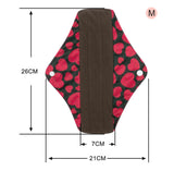 3 PCS Reusable Cloth Menstrual Pads with Mini-Wetbag- 3W03