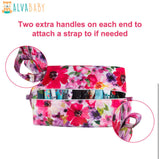 ALVABABY Diaper Pod with Double TPU layers-Flowers (LP-H065A)