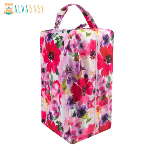 ALVABABY Diaper Pod with Double TPU layers-Flowers (LP-H065A)