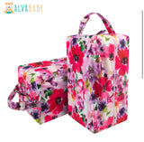 ALVABABY Diaper Pod with Double TPU layers-Flowers (LP-H065A)